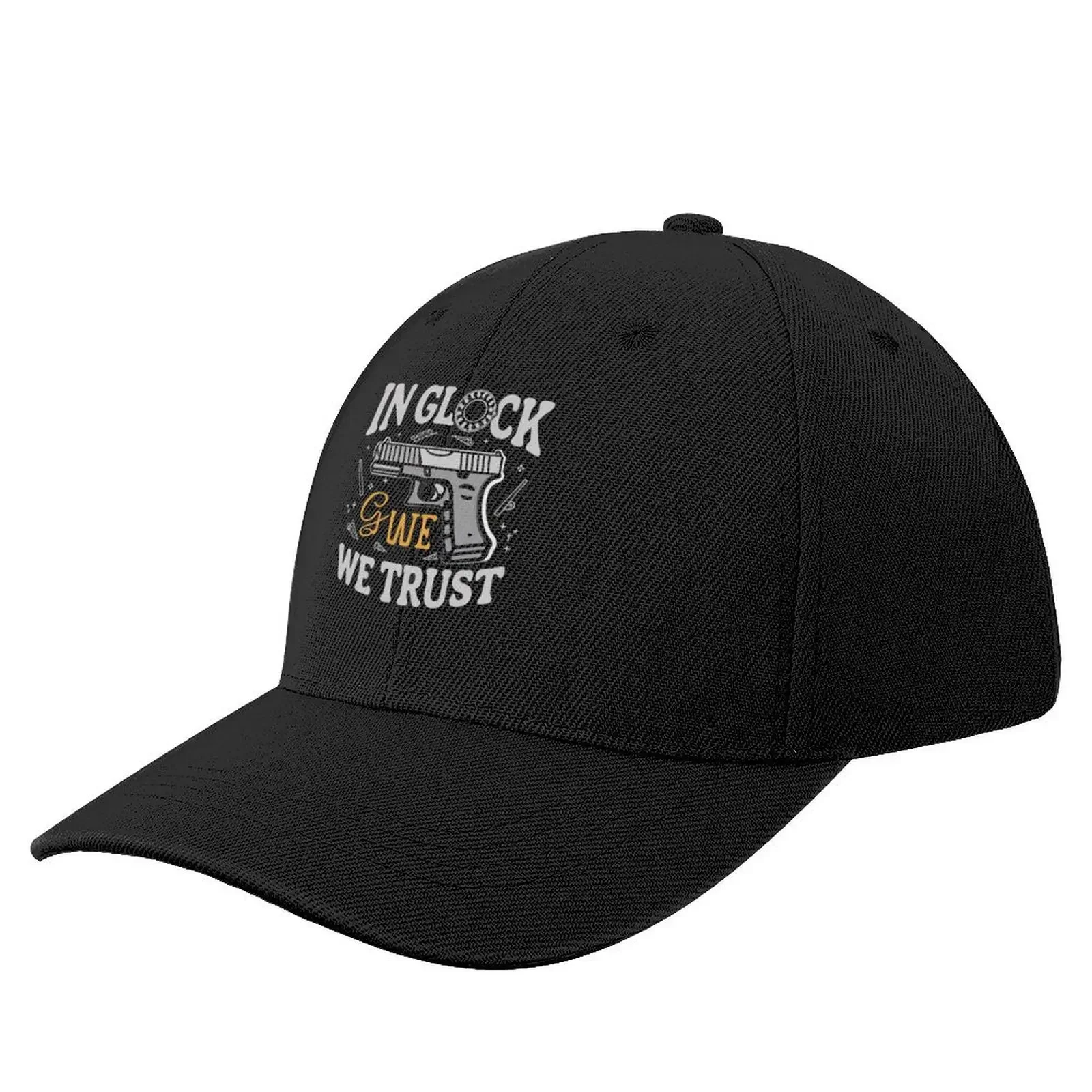 In Glock We Trust Baseball Cap Horse Hat Trucker Hat Uv Protection Solar Hat Rave Golf Wear Men Women's