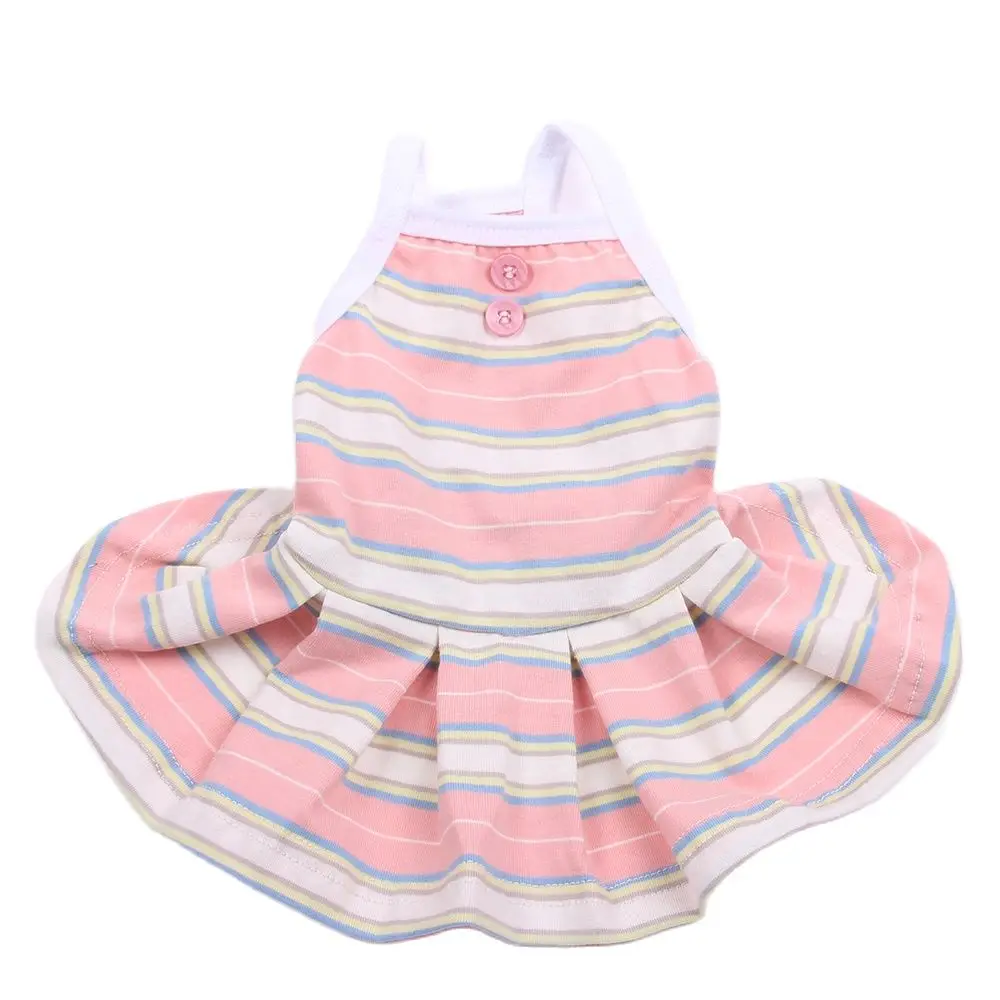 Dog Pet Clothes Dress Vest Striped Design Cat Puppy T-shirt Spring/Summer Clothes Apparel