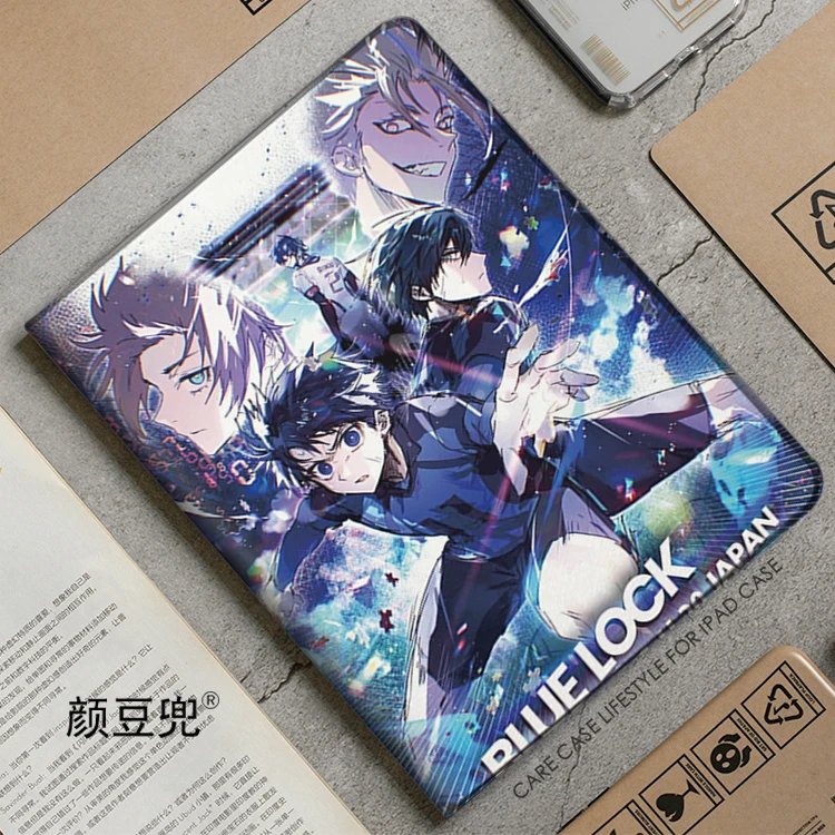 BLUE LOCK Anime Isagi Yoichi For iPad Air 45 Mini 5 6 Case Luxury Silicone For Pro 12.9 11 For iPad 10th Protective  Pro13 11 in