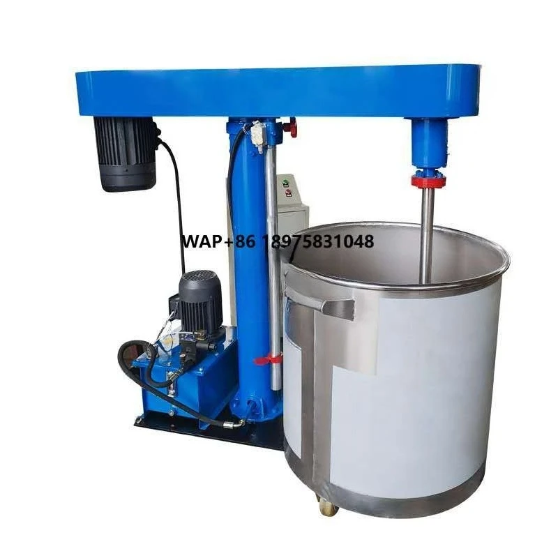 1.1KW Industrial Paint Mixing Equipment Dispersion Mixer High Speed Dissolver