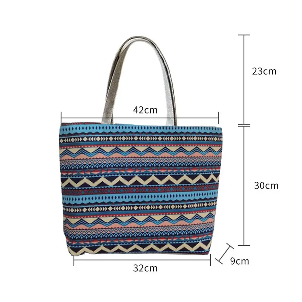 Fashion Women\'s Tote Bag Vintage Canvas Shoulder Bags Large Size Versatile Handbags Shopping Storage Bag