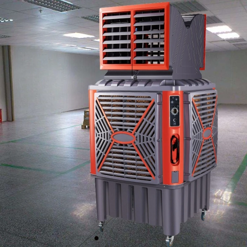 

Industrial air cooler evaporative mobile environmentally friendly water-cooled air-conditioning plant cooling aquaculture