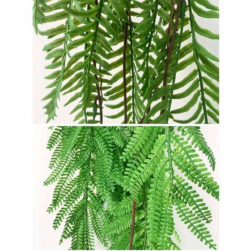 

Искусственные висячие растения, лозы, папоротники, 3,6 фута, персидский ротанг, искусственные пластиковые листья для настенных