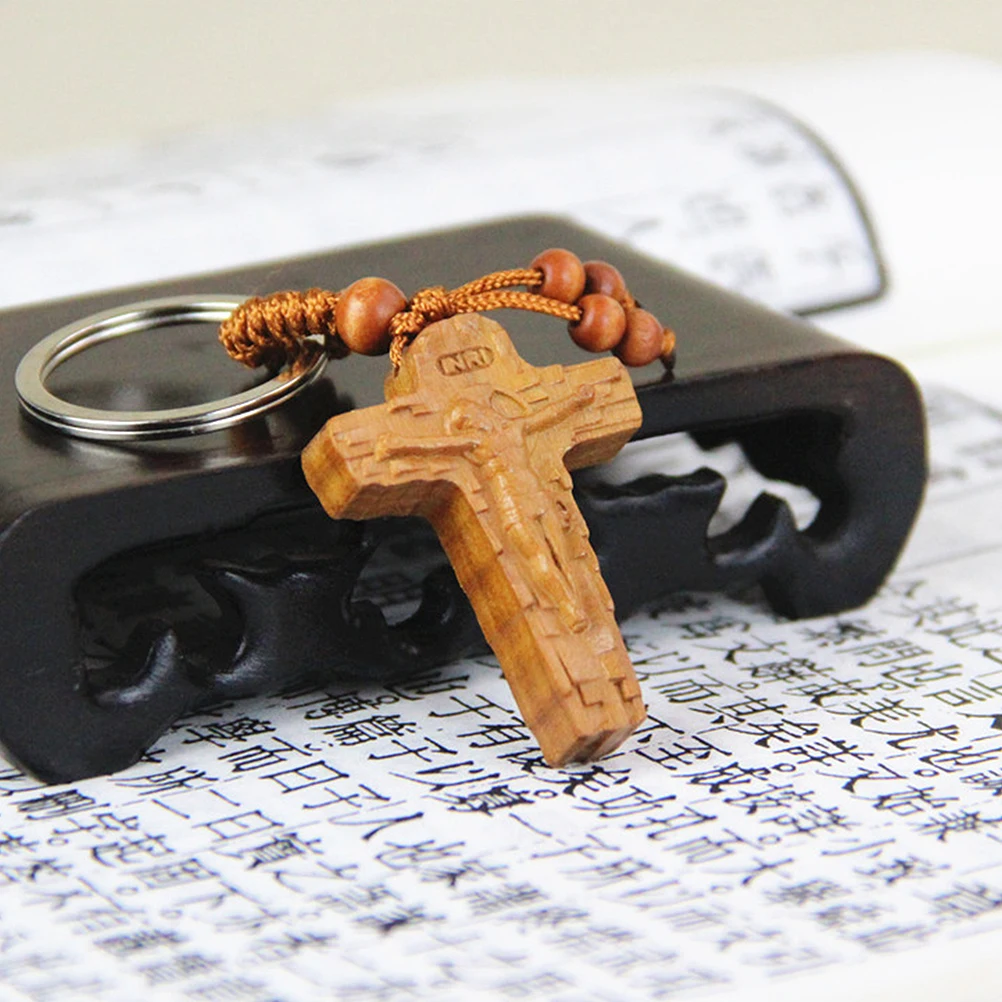 

20pcs Keychain Christian Cross Cartoon Holder Premium Material Long Time Use Bag Backpack Car Key Decoration Birthday