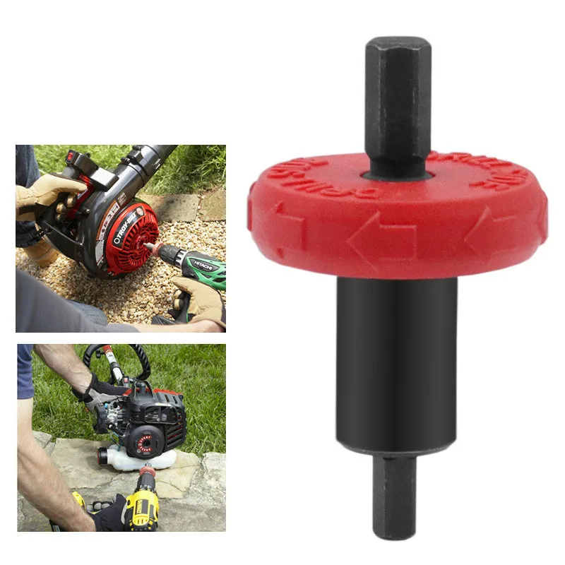 

Motor Mower Starter Electric Start Drill Bit Engine Adapter Plug Button String for String Trimmers Leaf Blowers Cultivators