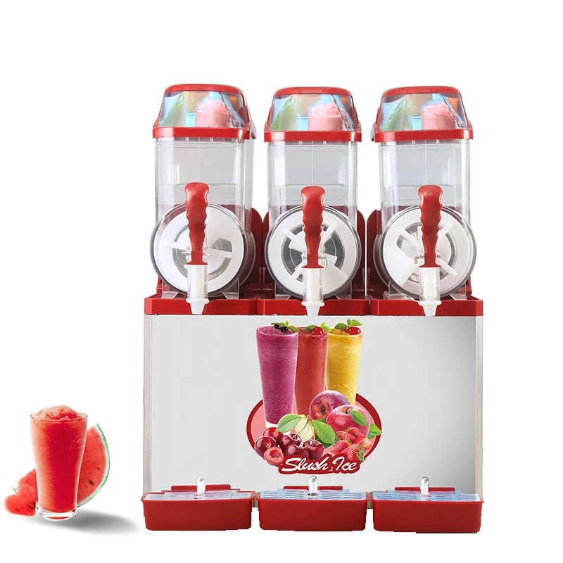 Коммерческая машина для плавления снега с одним баком, машина для замороженных напитков, слякоти, контроль температуры, машина для приготовления замороженных напитков, самообслуживания