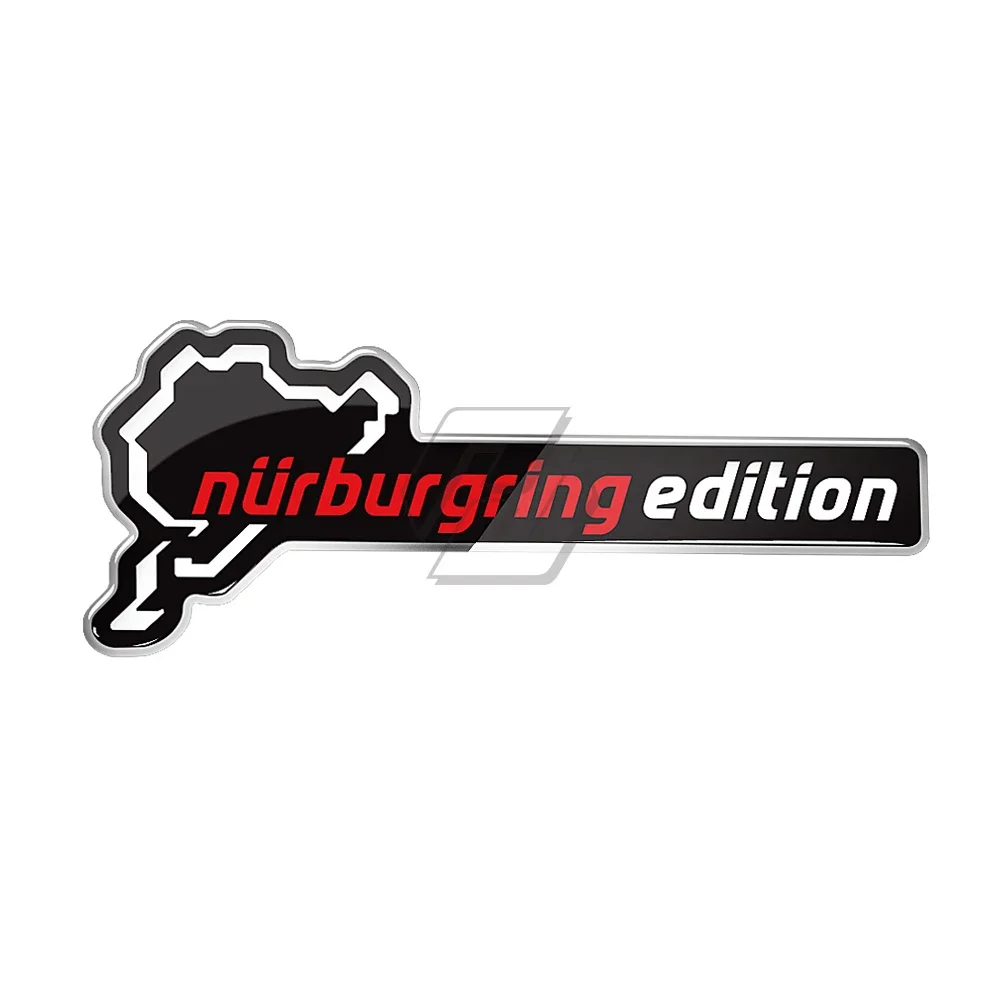 3D Resin Nurburgring Edition Sticker Motorcycle Tank Decal Motocross Racing Stickers Car AVT Bike Decals