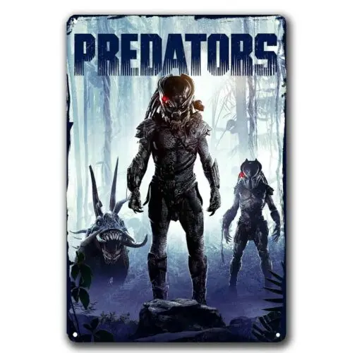 

Predators Movie Metal Poster Tin Sign - 20x30cm Plate