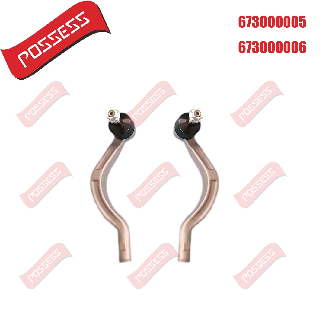 A Pair of Front Axle Outer Steering Tie Rod Ends Ball Joint  For Maserati Quattroporte Ghibli M156 M157 2013-2017,2018-/