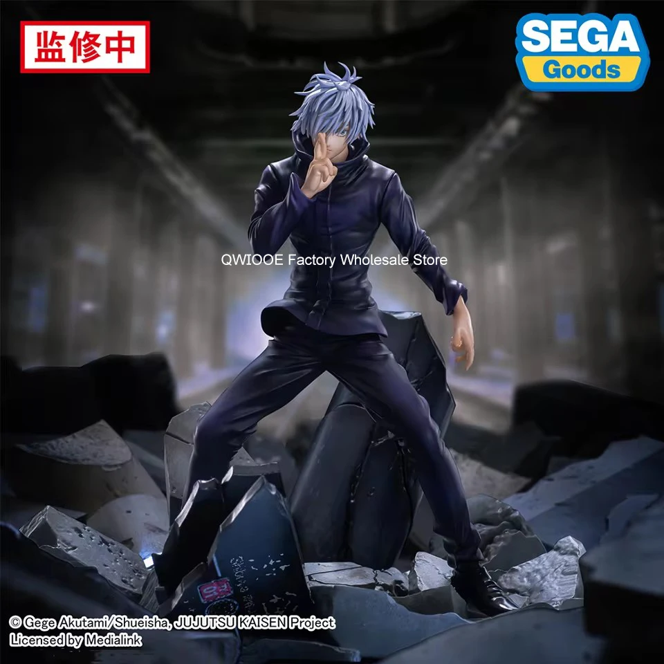 SEGA Jujutsu Kaimmer-Figurine d'Action Gojo Satoru de 21cm, Modèle de Statue en PVC d'Anime, Jouet, Cadeau, Livraison Directe