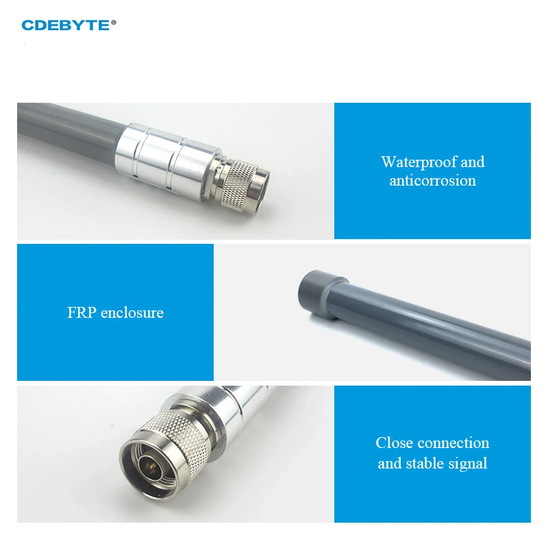 433MHz Wifi Lora antena CDEBYTE zewnętrzna N-J złącze LTE Antenne daleki zasięg o wysokiej mocy 4-6dBi wodoodporna dla Modem Router