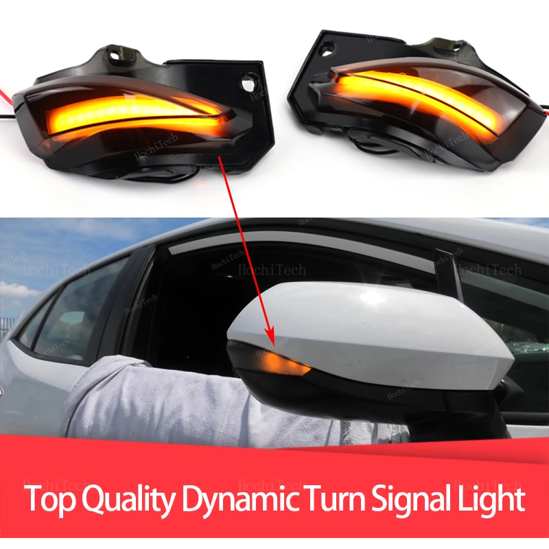 Dynamic LED Turn Signal Lights Mirror Indicator Blinker Repeater For Toyota Corolla Sport E210 Sienta XP170 Yaris XP210 2019-21