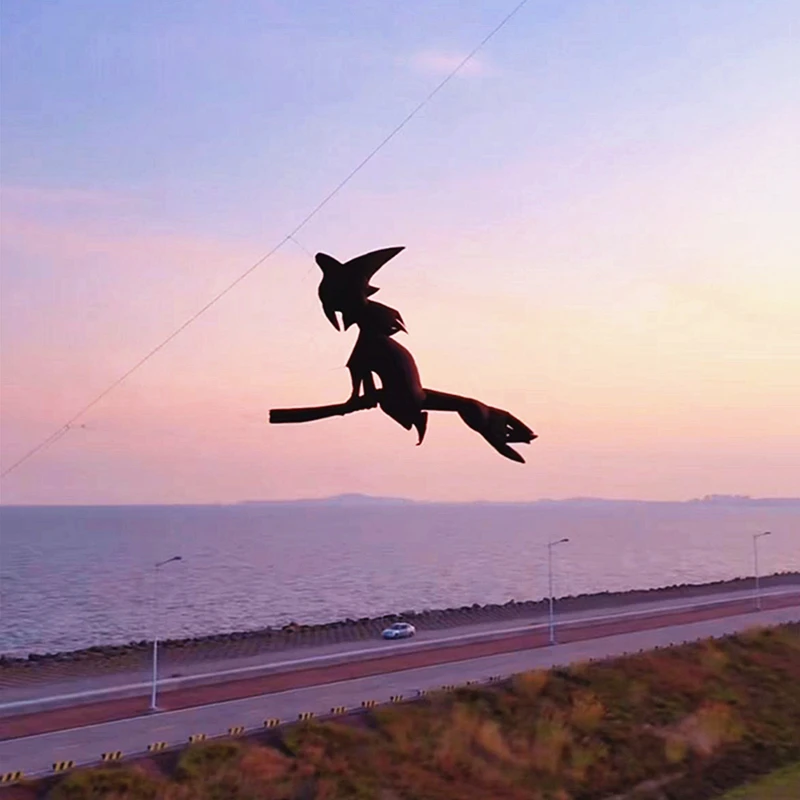 قلادة طائرة ورقية ناعمة قابلة للنفخ للبالغين في الهواء الطلق طائرات ورقية رياضية ممتعة غزل مع حبل لعبة حديقة طائرة ورقية قوية فرن حراري