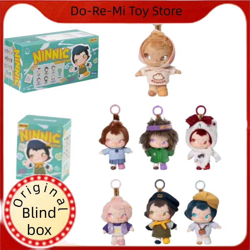 

2025 New Original Ninnic Wild＆Free Series Blind Box Trendy Plaything Toys Keychain Hanging Pendant Ornament Mystery Box Gifts