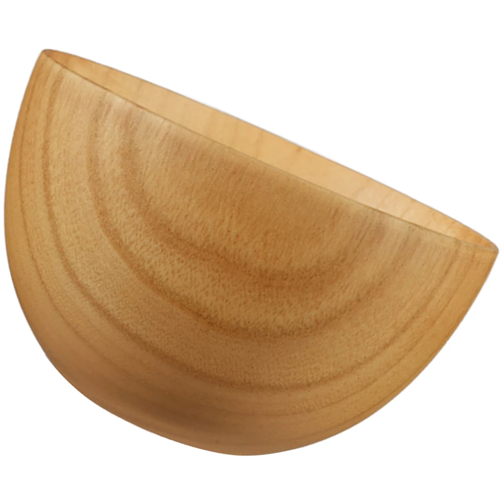 

Wooden Dining Set Solid Wood Ramen Bowl Material Smooth Surface Soup Noodle Restaurant Home Use Food Serving Container