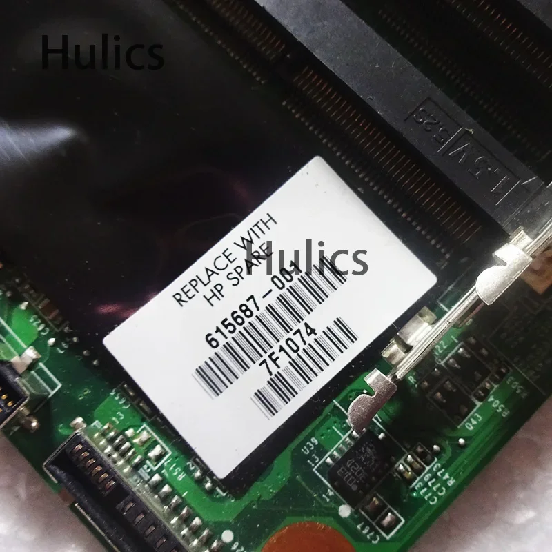 Hulics digunakan 615687-001 untuk Hp Pavilion DV7 DV7T DV7-4000 Laptop Motherboard Motherboard Main papan utama