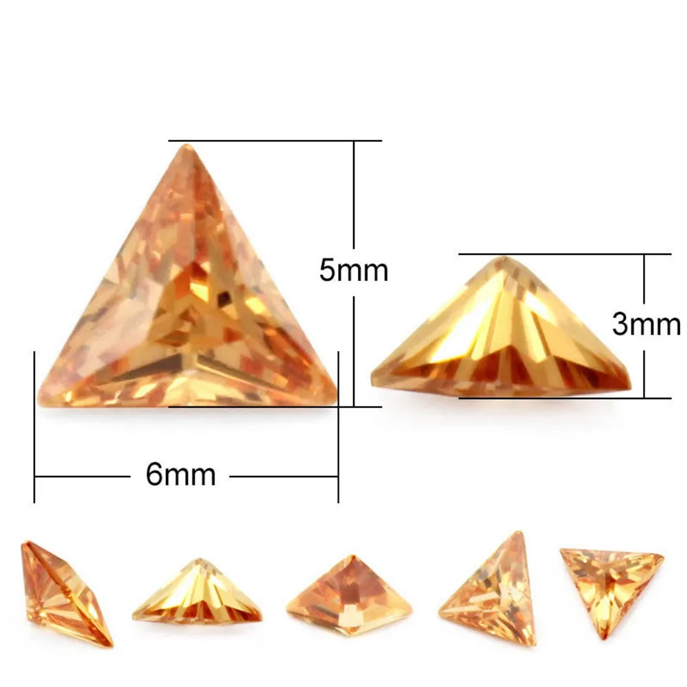 12Pcs Birthday Stone Colorful Triangle Jewel Gems for Handmade Crafts Scrapbooking Sculpture Decoration Children Activities
