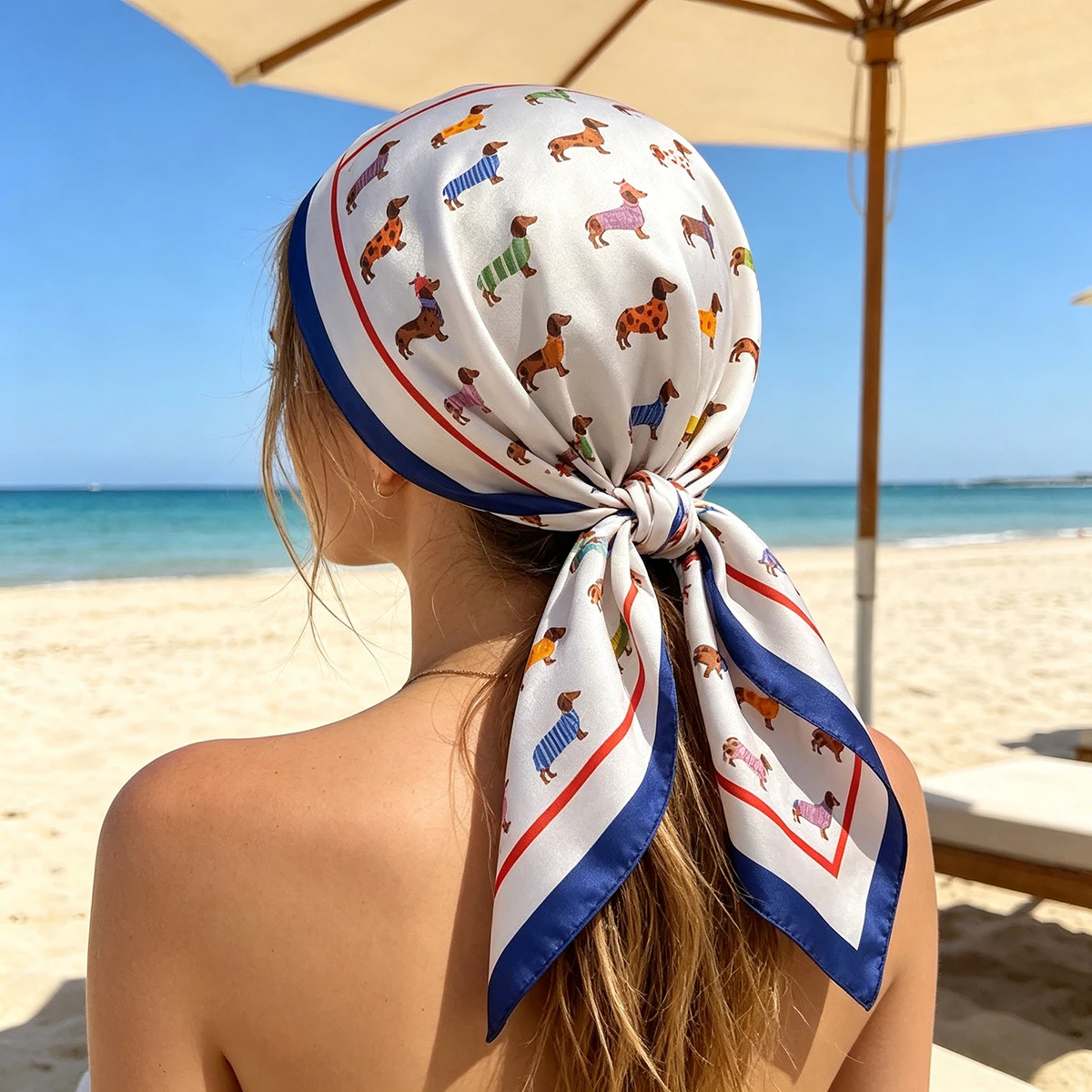 Foulard carré de luxe imprimé - Luxury Bags Reseller avis et prix