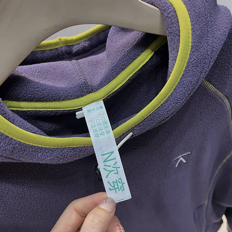 Outdoor-Sport-Daunenpullover mit Kapuze für Klettern, Wandern, Camping, Angeln, lässiges und entspanntes Oberteil für Männer und Frauen – Detail 11