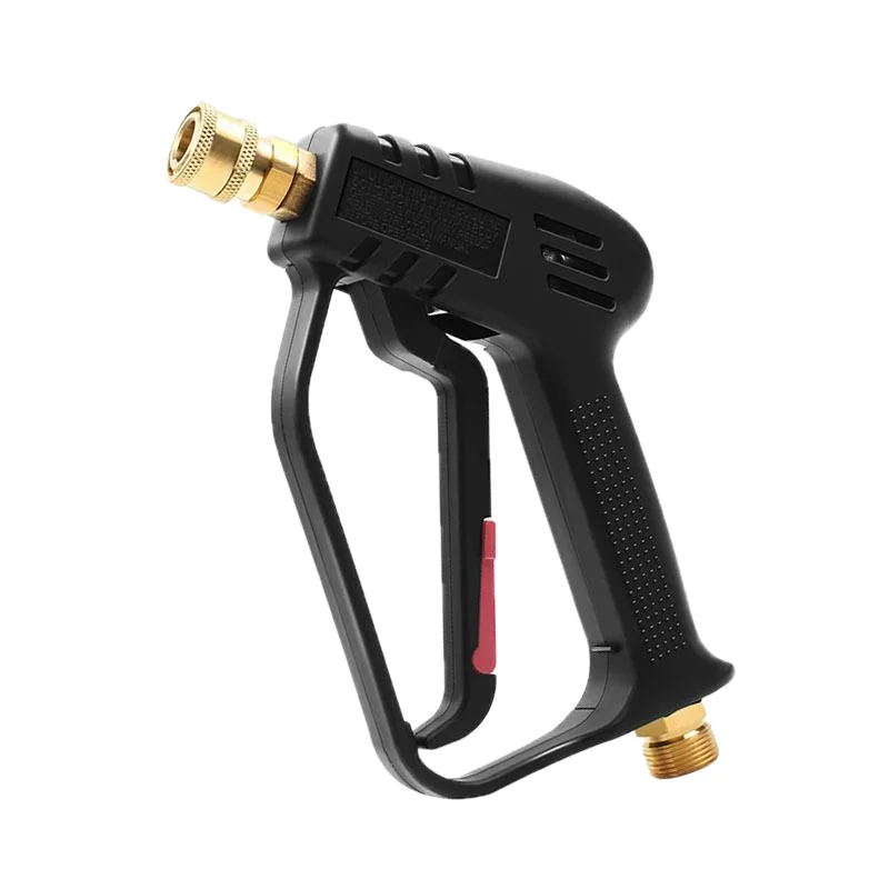 

4000PSI High Pressure Washer Gun - Brass Nozzle & Handle For Car Washing, 30L/min Flow, 10m Range, PVC Hose