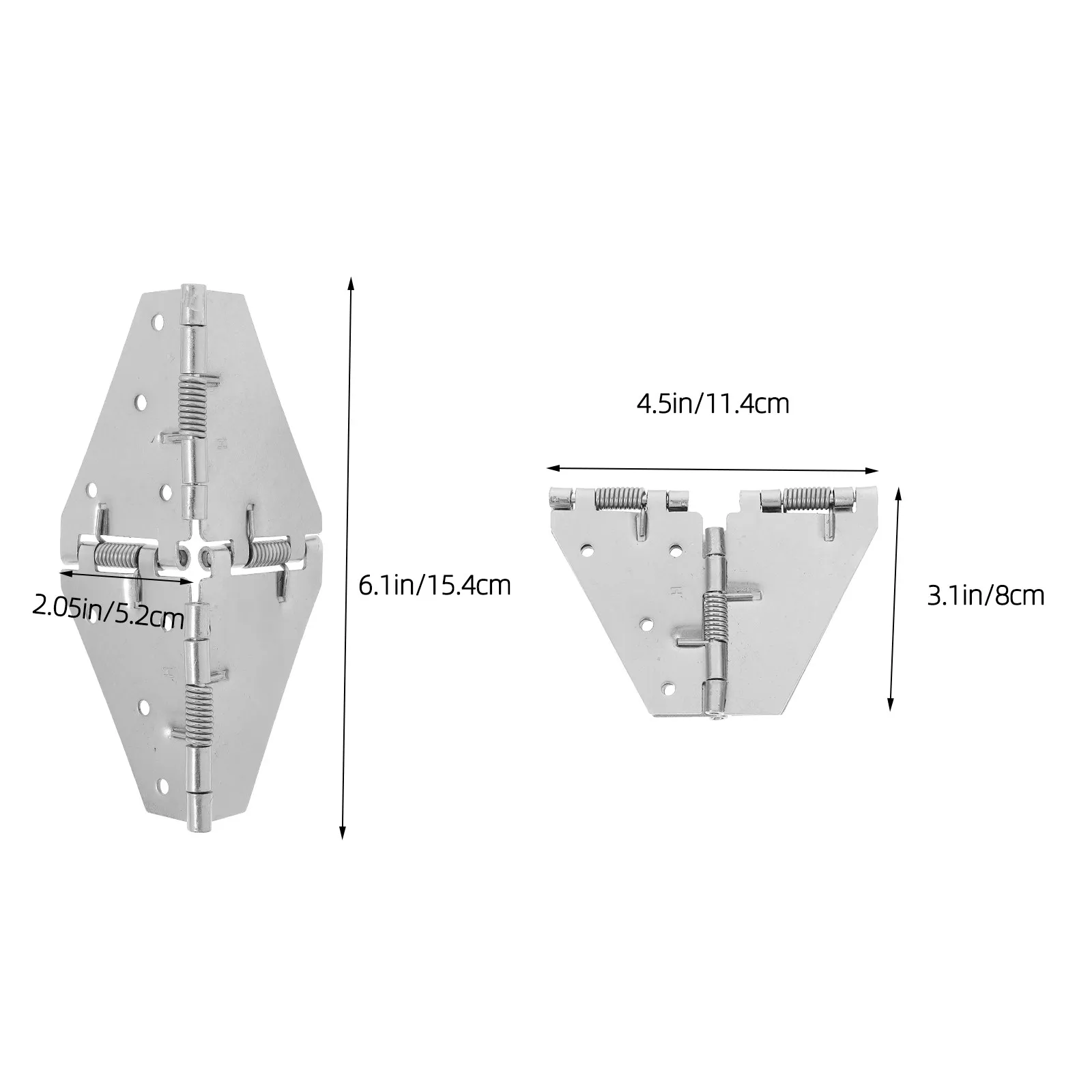 1Set Sturdy Iron Tabletop Hinge Flip Mechanism for Folding Tables Smooth Operation Long-Lasting Dining Table Hinge Furniture