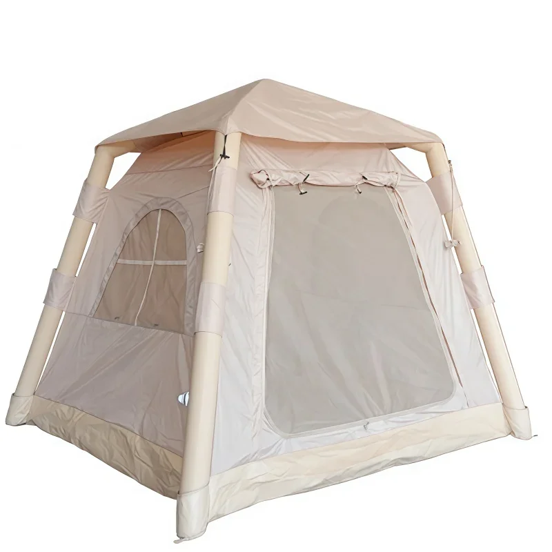 

No Installation Outdoor Camping Barbecue Inflatable Tent 4.6㎡ in Stock Lightweight Foldable Family Picnic Hiking Travel Shelter