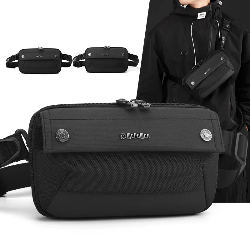 

Легкая нейлоновая сумка квадратной формы, водонепроницаемая и износостойкая поясная сумка, сумка-органайзер для путешествий и поездок на работу.