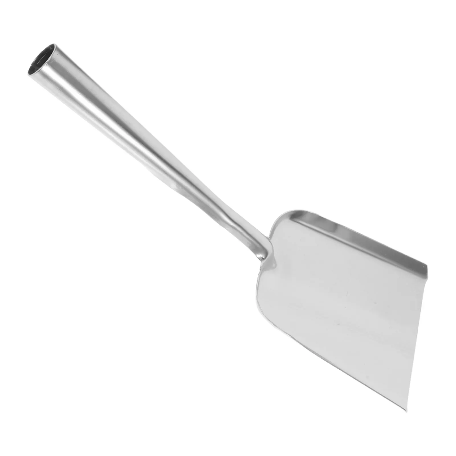 

Heavy Duty Stainless Steel Shovel for Ash Coal Food Grains Garden Landscaping Fire Pit Barbecue Camping Multifunctional