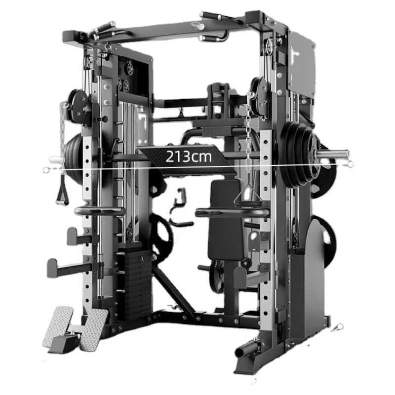 YTYINFitness équipement maison multi-fonctionnel oiseau portique banc presse Squat Rack Smith Machine entraîneur de force complet
