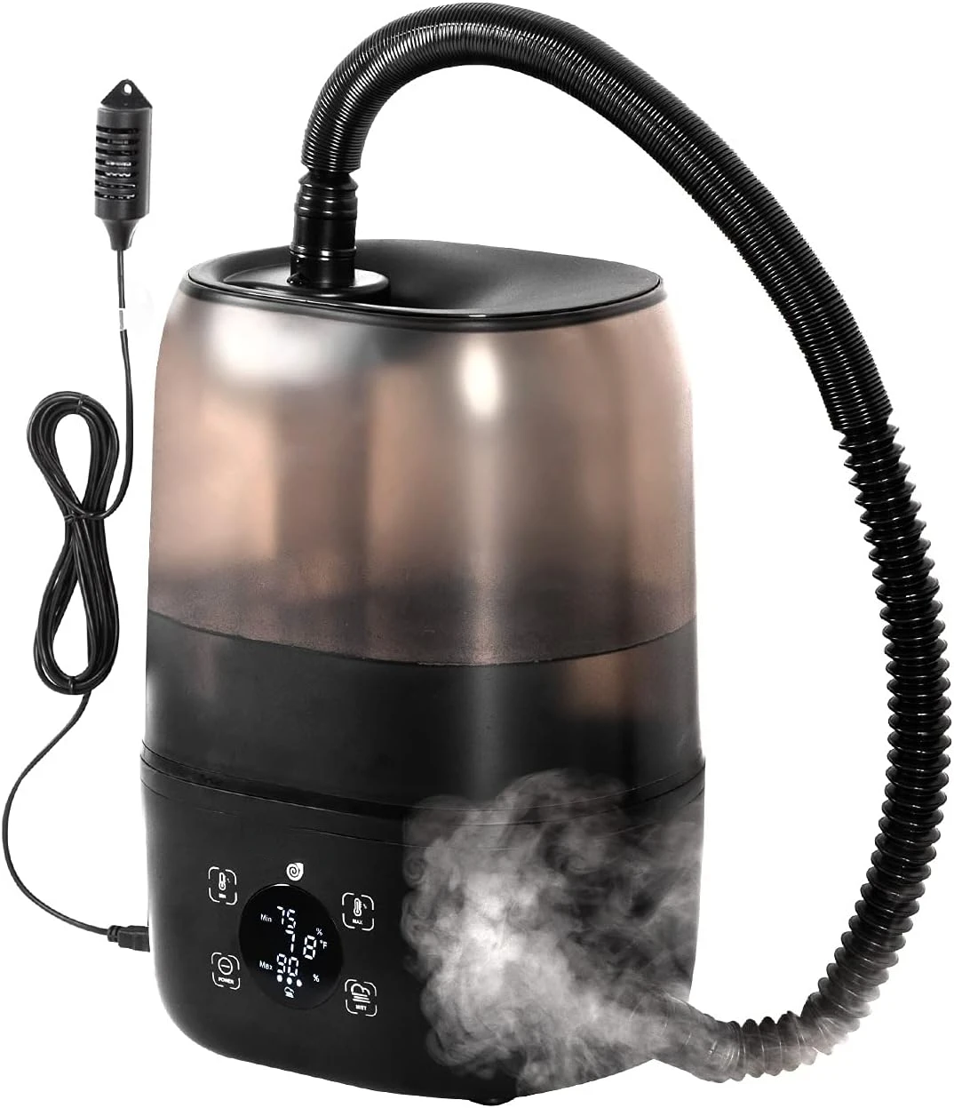 

Reptile Fogger with Humidity Controller, 4L Large Tank Reptile Humidifier with Humidistat & Extended Hose, Automatic Terrari