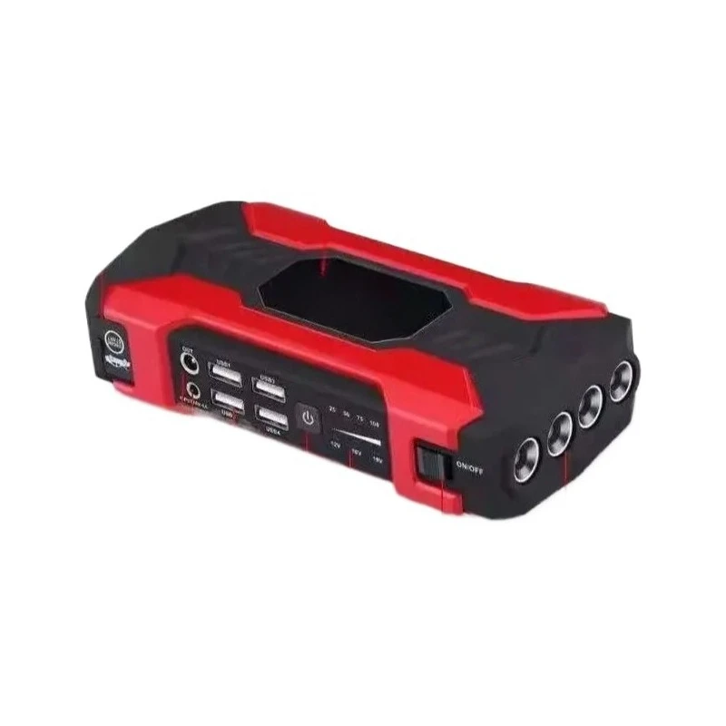 12V 6000mAh Car Jump Starter Starting Device Battery Power Bank Jumpstarter Auto Buster Emergency Booster Car Charger Jump Start