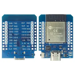 D1 MINI ESP32 BT WiFi Module Development Board for Internet of Things CP2102 CH9102F Serial 40Pin USB Micro Type-C