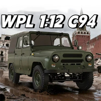 New WPL 1:12 C94 Full-Scale Simulation Four-Wheel Drive Cross-Country Climbing Rc Remote Control Car Remote Control Toy Boy Gift