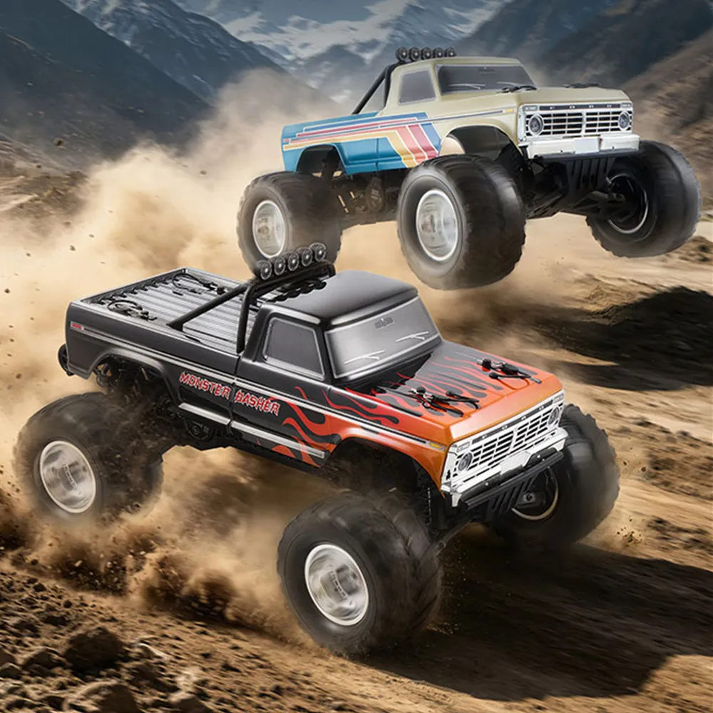 FMS 1/10 F100 Brushless Version Of Monster Truck RC Remote Control Model Car 45-55KM/H Rear Drive High-Speed Off-Road Drift Toy