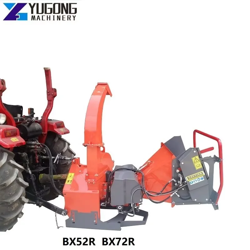 Forestry Mulcher Logging Wood Chipper CE Approved WC8 Wood Chipper Price Tractor PTO Wood Crusher Machine Manufacturer in China