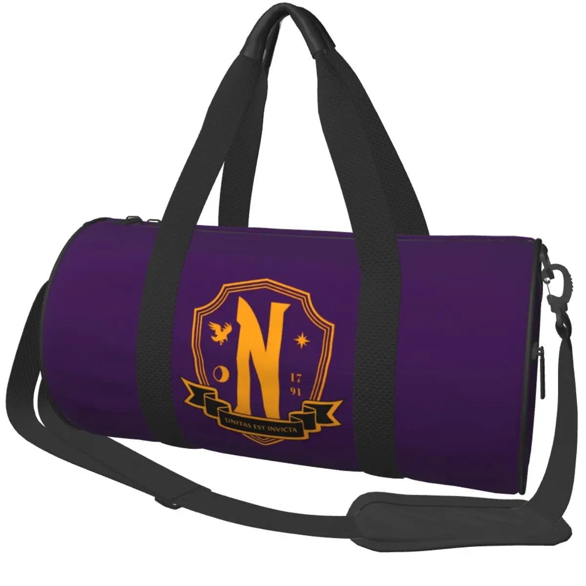 

Nevermore Academy Забавная спортивная сумка (2)-bayingimg Спортивные сумки для мужчин и женщин с узором Большая графическая сумка для фитнеса Уличные сумки