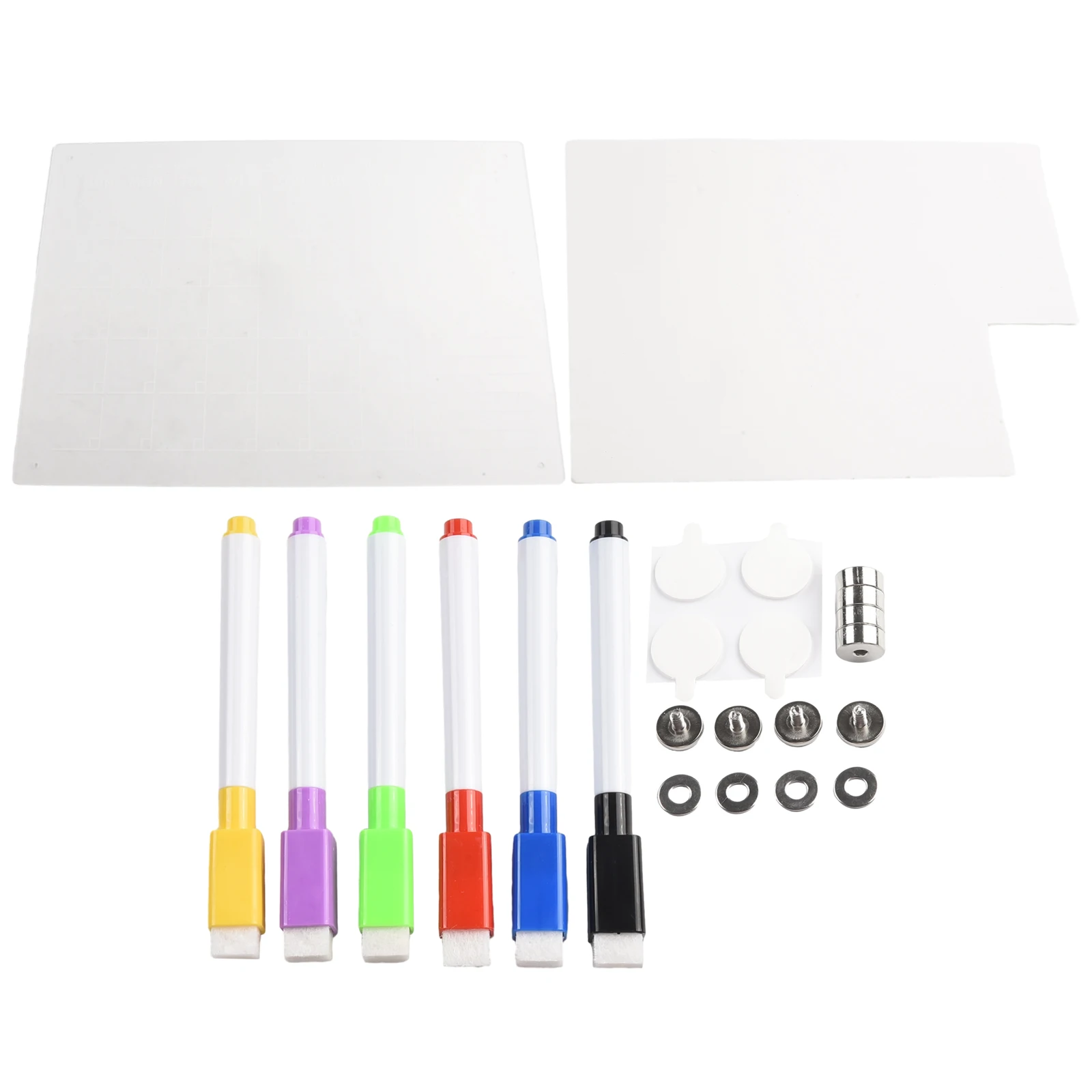 Transparent Acrylic Memo Board  A4A3 Size  Magnetic  Organize Your Schedule Effortlessly  6 Smooth Writing Pens