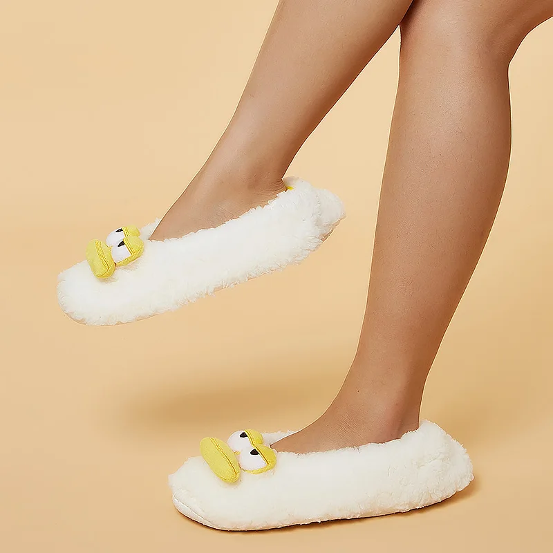 Duck Cute Slippers for women indoor Fuzzy Slippers Winter Slipper Warm Slippers For Women Fluffy Slippers Women House Slippers