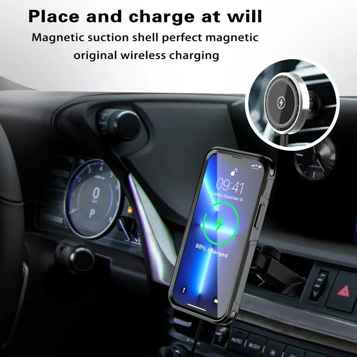 Magnetic Case for iPhone 15 14 Pro Max Plus 13 mini 12 for MagSafe Military Grade Drop Protective Tough Shockproof Case