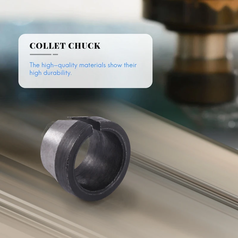 AA01-3 Stuks Router Spantang Set Chuck Heads Adapter Voor Boren Graveren Trimmen Carving Machine Elektrische Router Frees