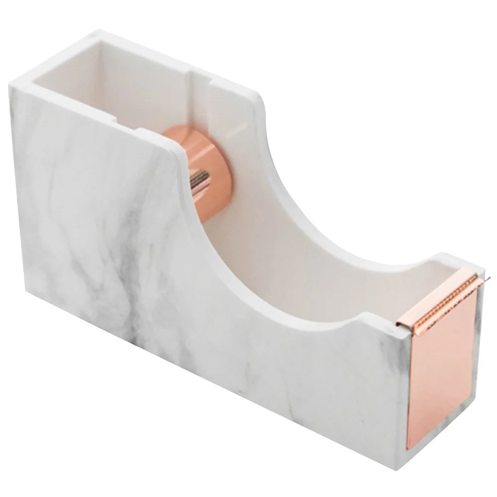 Marble Tape Holder Desk Dispenser Cartoon Office Supplies Washi Tape Sticker Dispenser Lightweight Practical