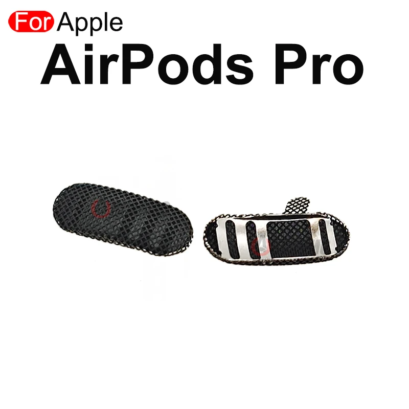 Aocarmo For Apple AirPods Pro Pro2 2 Earphone Top Sensor Dust Mesh Metal Back Net Replacement Repair Part