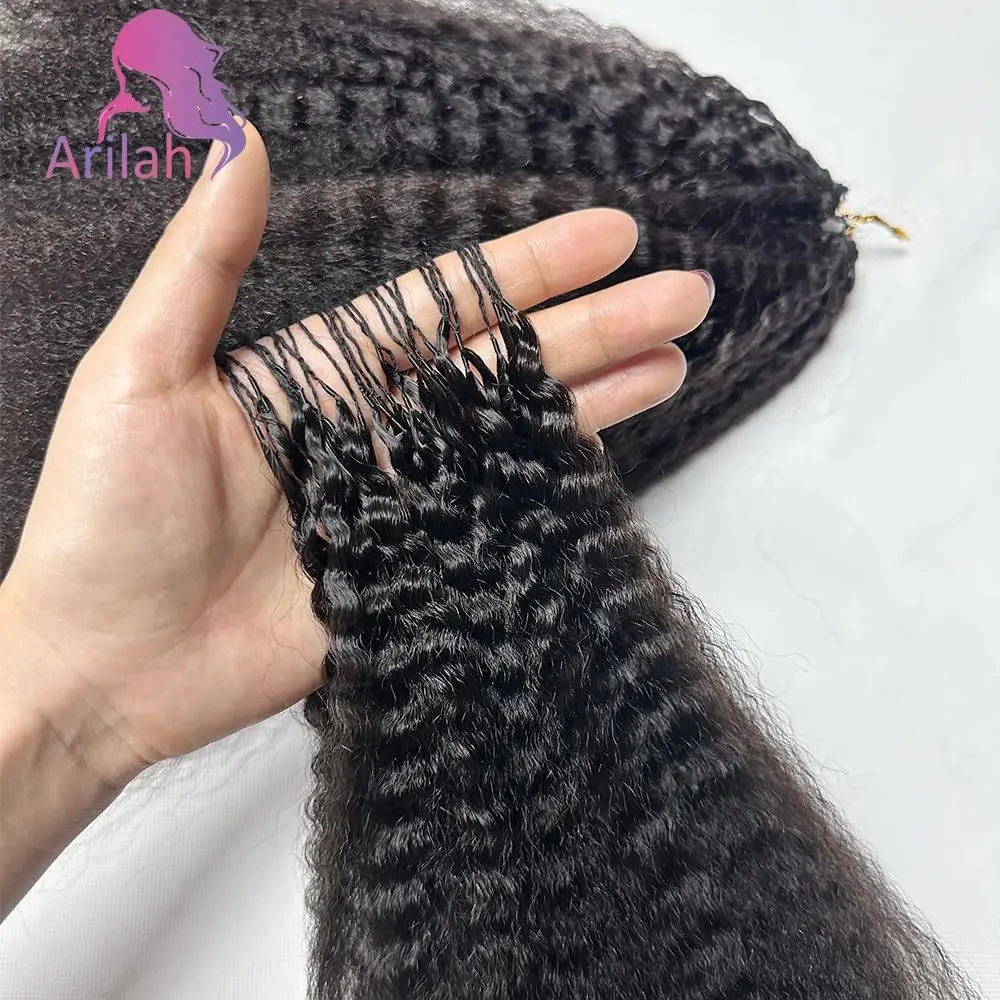 100 جرام/قطعة ريشة الكروشيه شعر مستعار بشري Knotless قبل فصل غريب مستقيم غير مرئية عقدة شعر كروشيه الإنسان للنساء