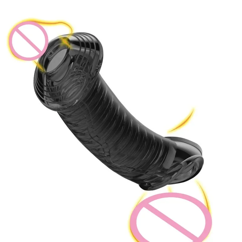 Reusable อวัยวะเพศชายแหวน Cock Stretcher Extender แขนถุงยางอนามัย DELAY Ejaculation เพศของเล่นสําหรับผู้ชายผู้ใหญ่ผลิตภัณฑ์