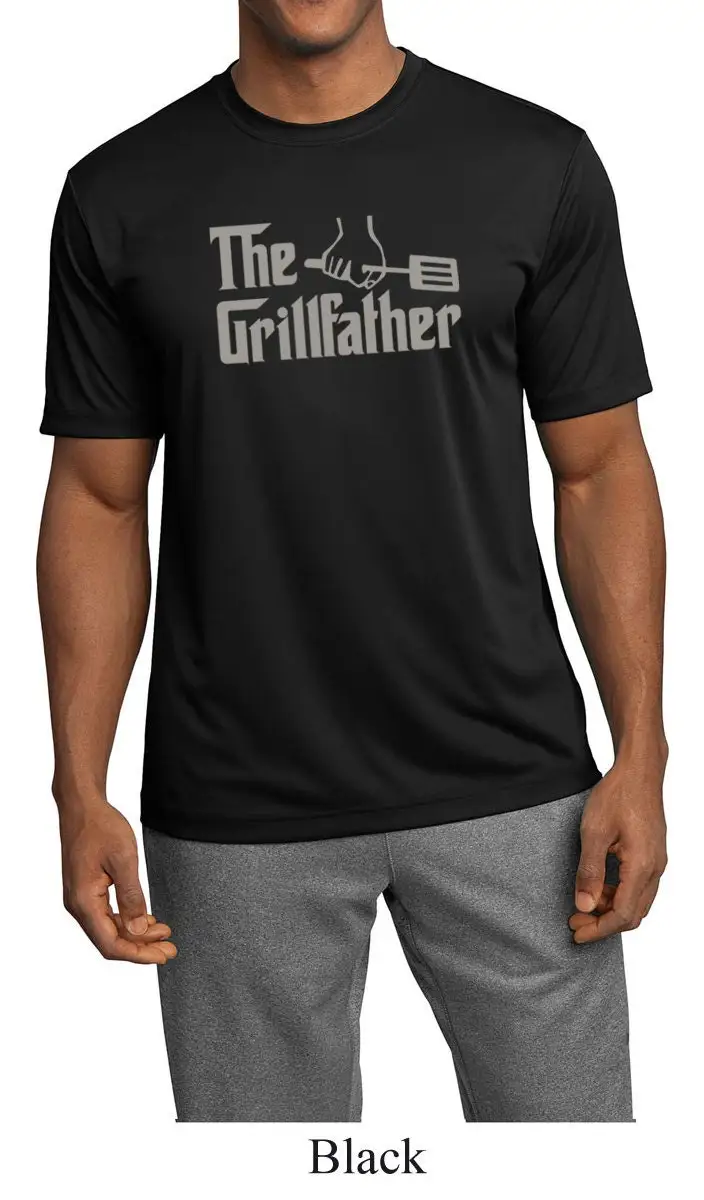 The Grillfather Men's Moisture Wicking T Shirt ST350