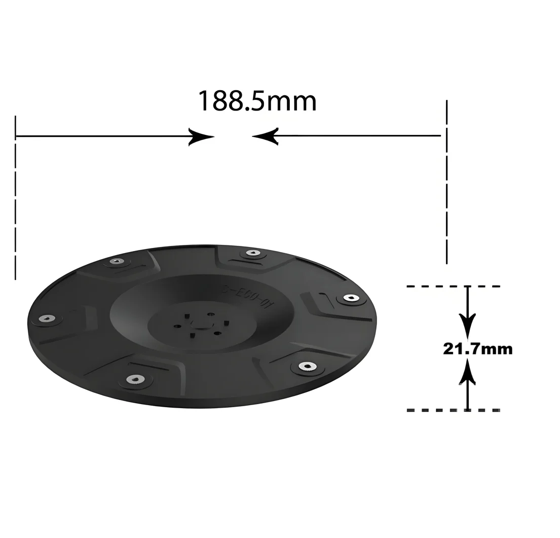 6 Blade Discs Fiberglass Reinforced Plastic for ECOVACS Goat O500 O600 O800 O1200 G1-2000 G1 Mowing Discs Replacement Parts