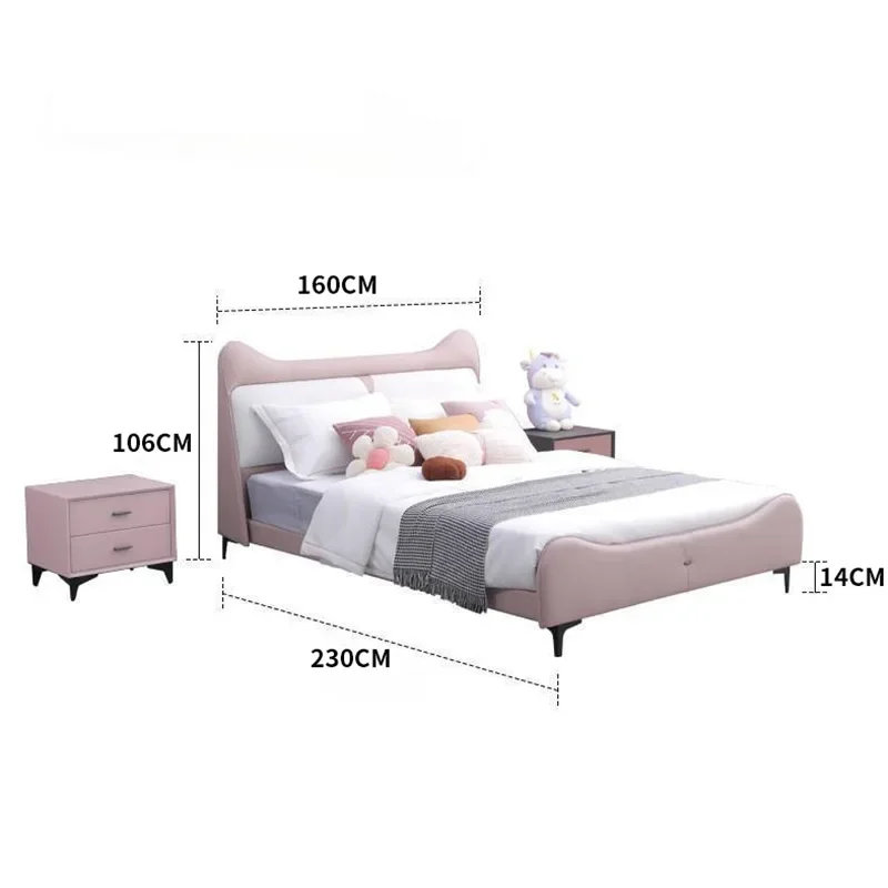 

Soft bag, simple and modern, childlike princess bed