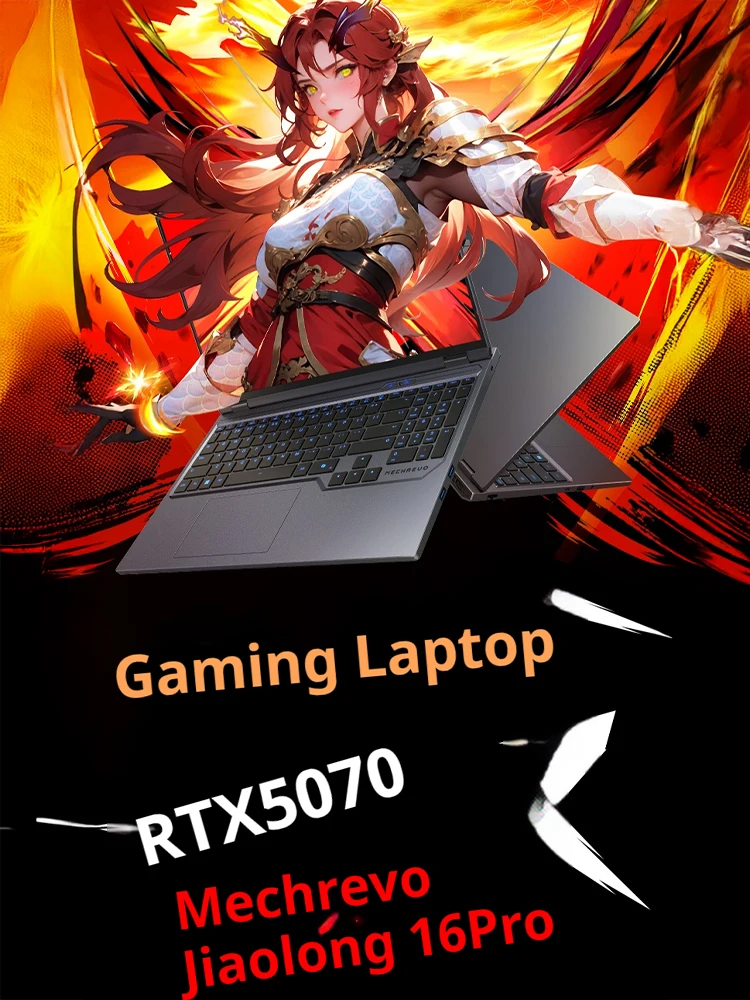 Powerful Mechrevo Gaming Laptop 16 Inch AMD R9 7845HX RTX 5070 32GB+1TB Gaming Gamer Notebook With Top Selling Laptop - Image 2