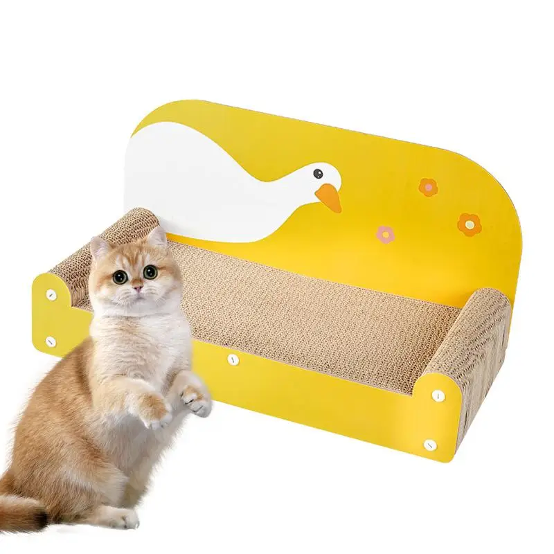 

Cat Scratcher Cat Scratcher Board Duck Scratching Pad Cat Furniture Cat Scraper Training Toy Corrugated Scratcher Pad supplies