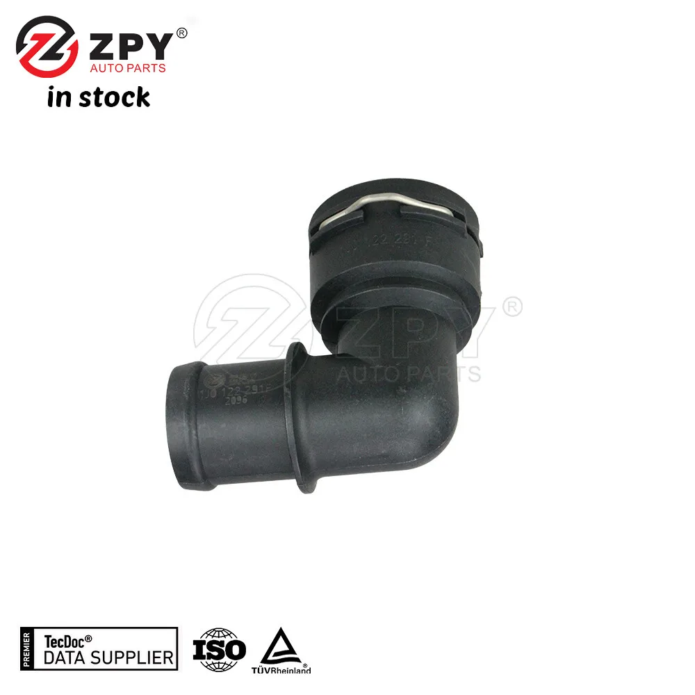 

ZPY Radiator Coolant Hose Connector For VW TOURAN POLO DERBY Skoda 1J0 122 291F